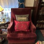 Antique Red Armchair