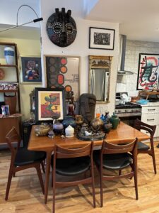 Black Household Danish African Modern J L Moller Table