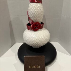 gucci flower bloom red buckle belt