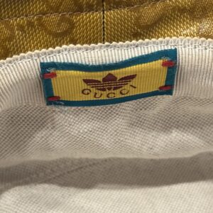 gucci x adidas monogram bucket hat