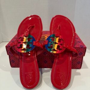 tory burch rainbow miller sandals
