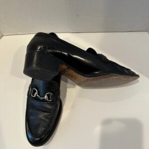 gucci horsebit monogrammed loafer