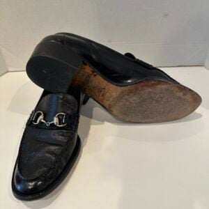 gucci horsebit monogrammed loafer
