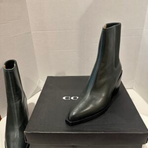 coach green leather boots prestyn